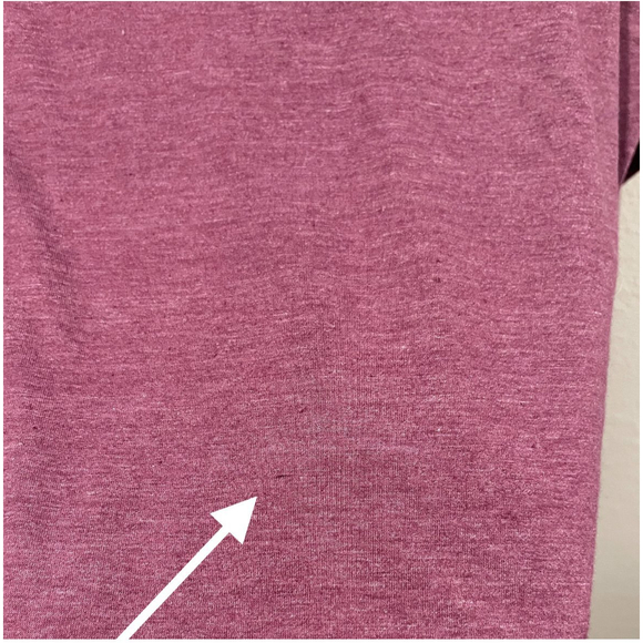 WE THE FREE Off Shoulder Plum Purple Pullover Shirt - Picture 6 of 7